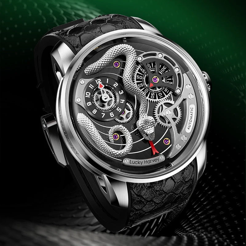 Horology Planet-lucky-harvey-craftsmanship-series-snake-watch