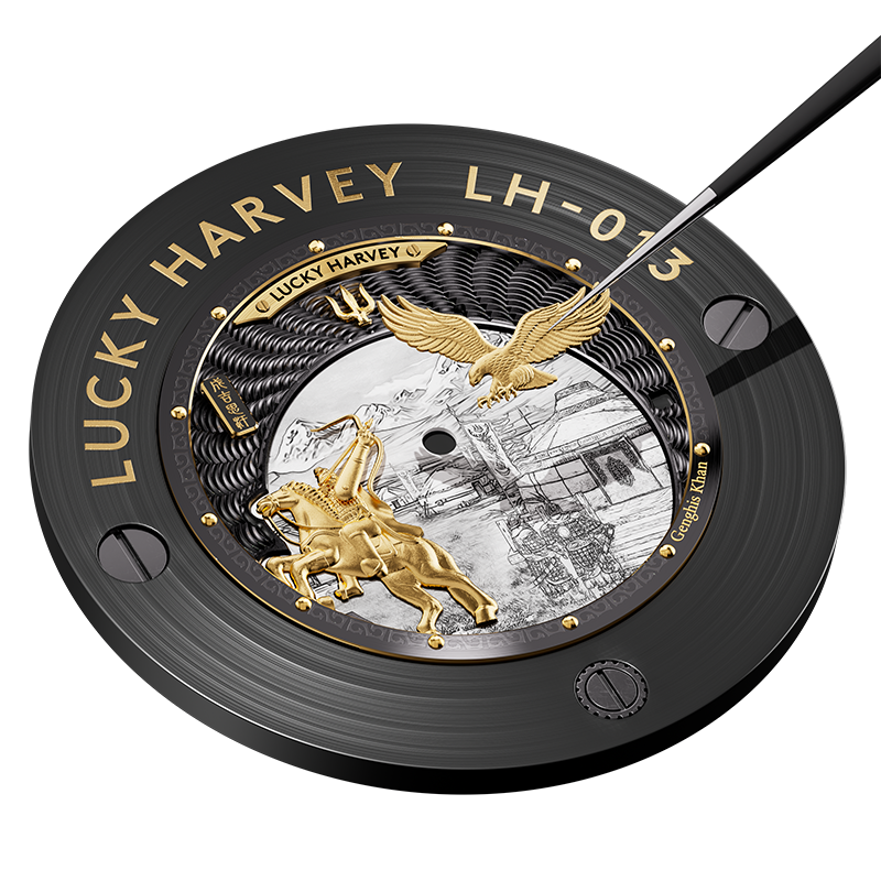 Lucky Harvey Dynasty Series Titanium Chiming Genghis Khan Automatic Watch [Limited Edition]