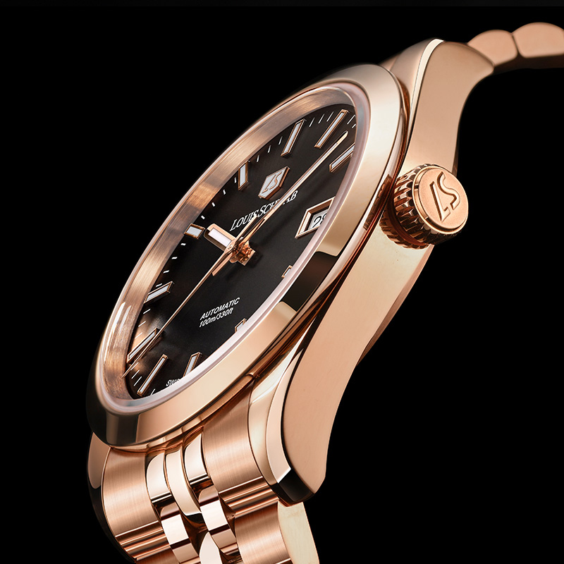 LEVTOI Series｜Ink Black Rose-Gold Tone