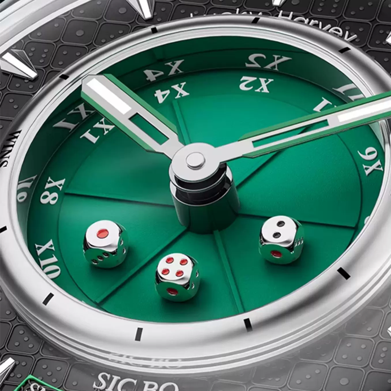 Lucky Harvey Casino Series Sic Bo Automaton Watch