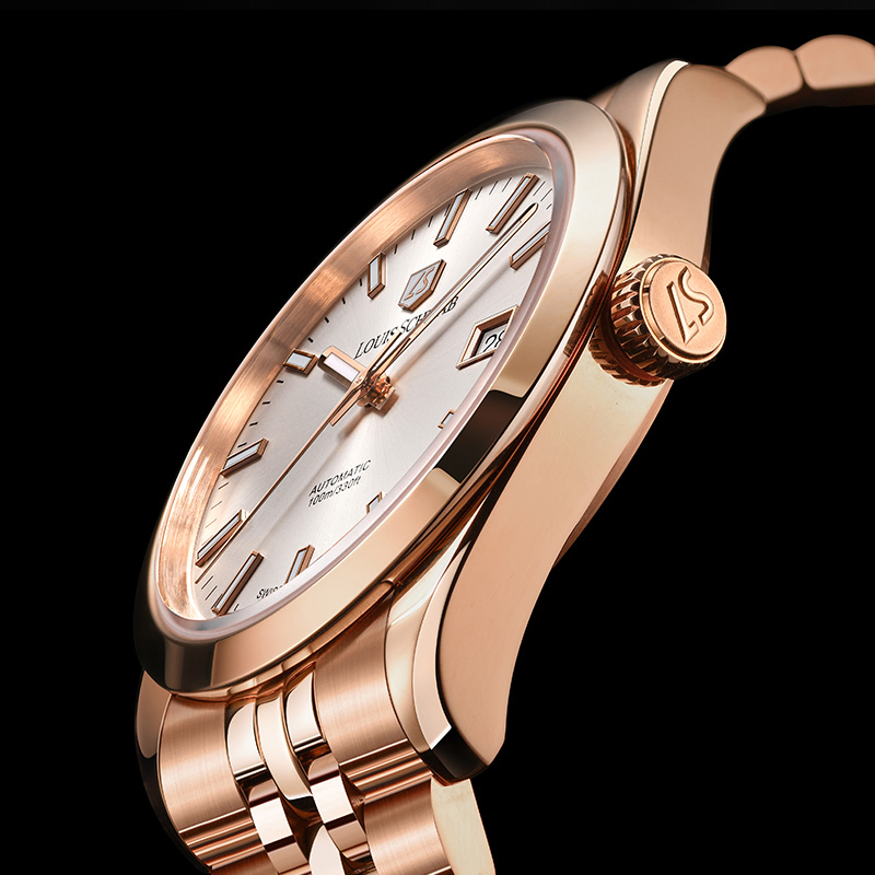 LEVTOI Series｜Snowflake White Rose-Gold Tone