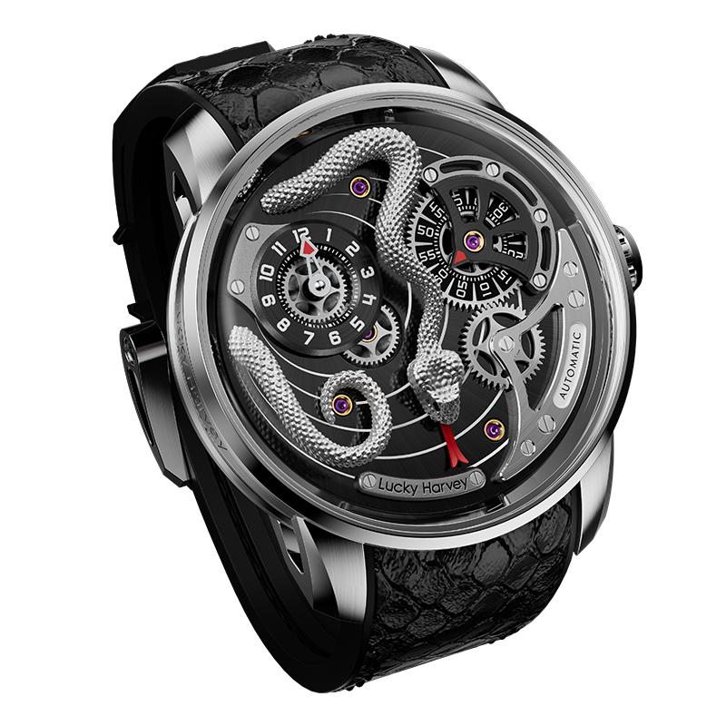 Horology Planet-lucky-harvey-craftsmanship-series-snake-watch