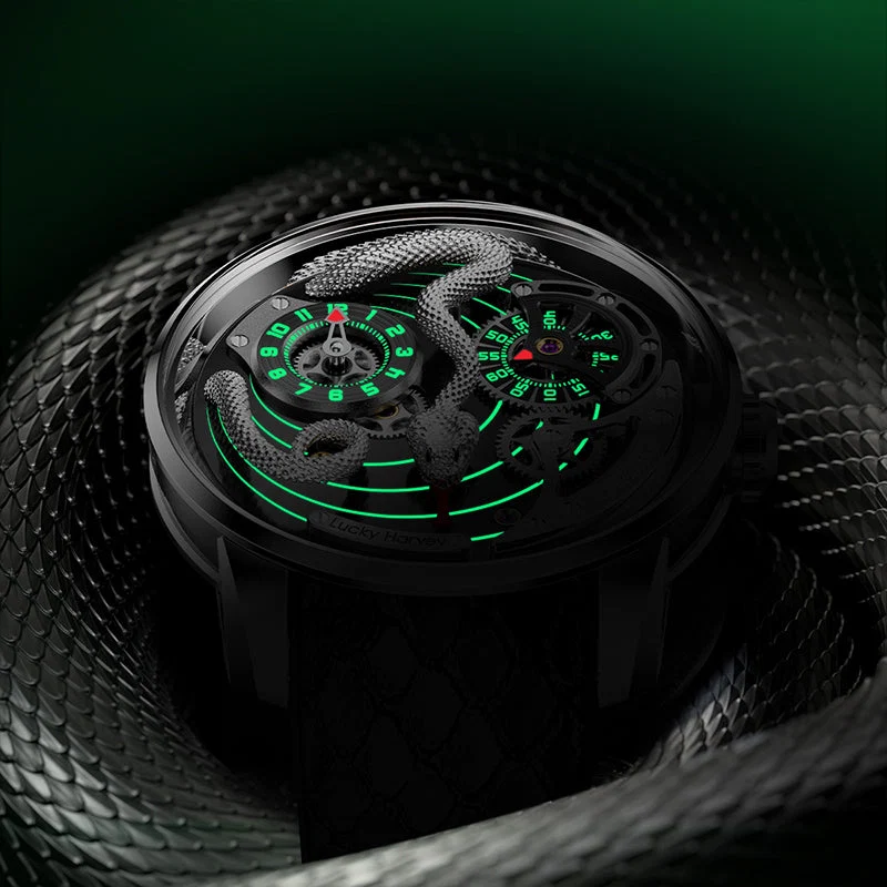 Horology Planet-lucky-harvey-craftsmanship-series-snake-watch