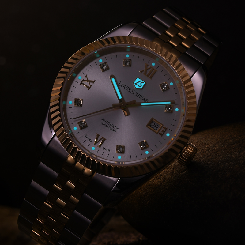 45° Le Mirage Series｜Snowflake White Two-Tone Gold