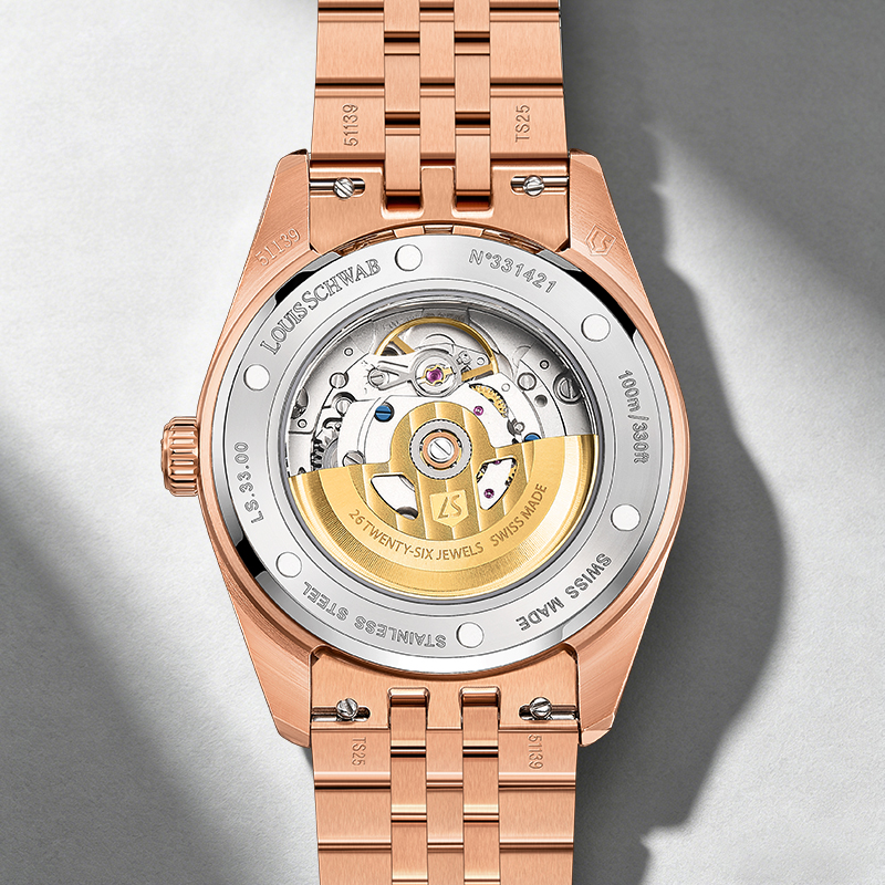 LEVTOI Series｜Ink Black Rose-Gold Tone