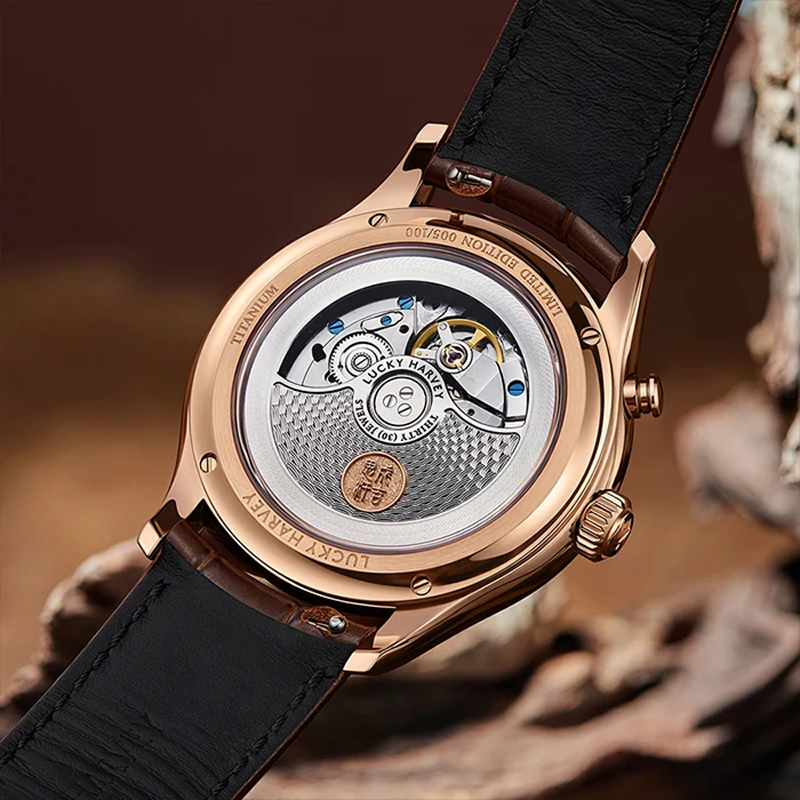Lucky Harvey Dynasty Series Titanium Chiming Genghis Khan Automatic Watch [Limited Edition]