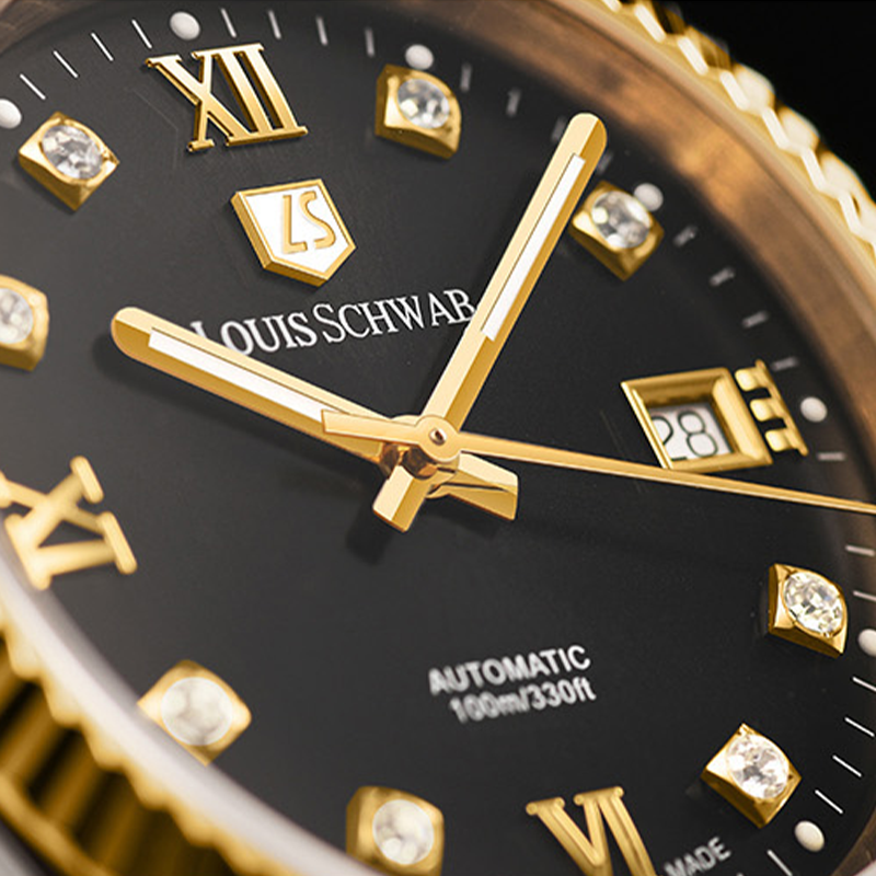 45° Le Mirage Series｜Ink Black Two-Tone Gold