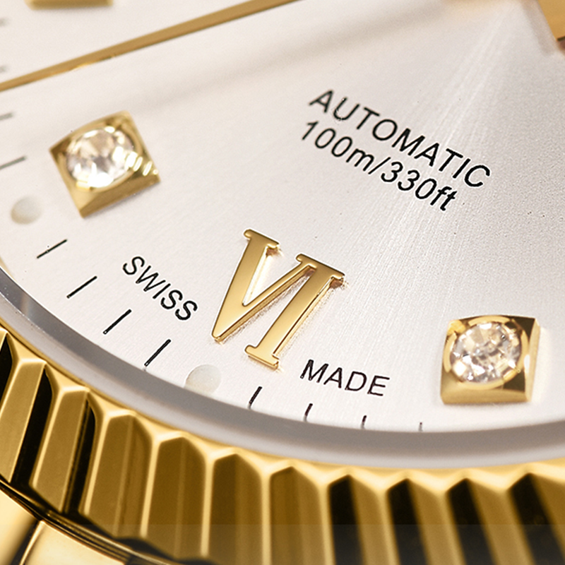 45° Le Mirage Series｜Snowflake White Two-Tone Gold