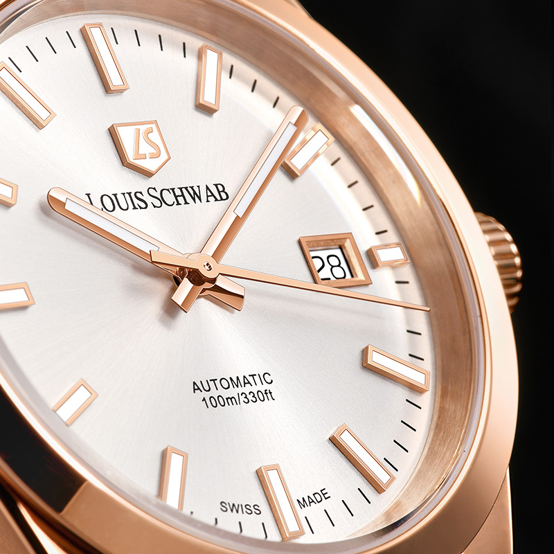 LEVTOI Series｜Snowflake White Rose-Gold Tone