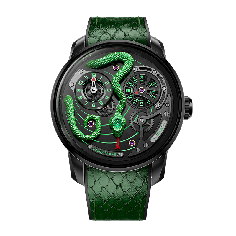 Horology Planet-lucky-harvey-craftsmanship-series-snake-watch
