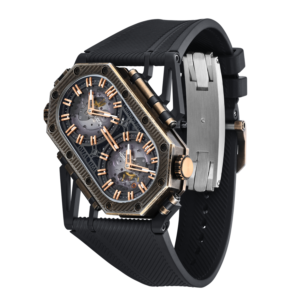 CronusArt CM025-007 Voyager Double-Dial Watch