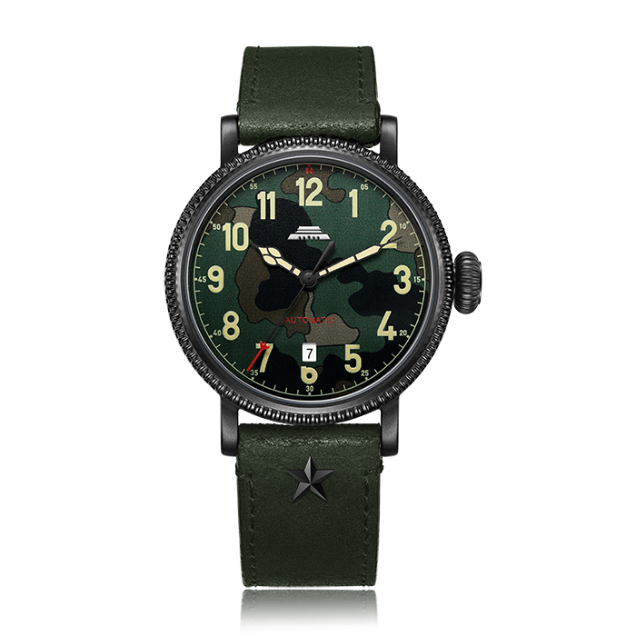 Beijing D301 Reissue Watch Camouflage Dial 41mm