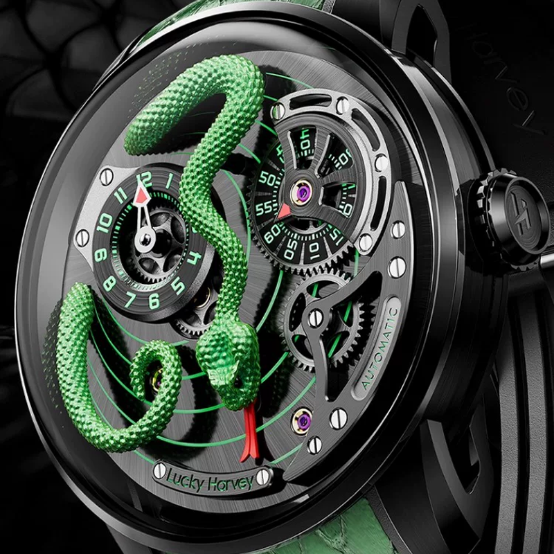 Horology Planet-lucky-harvey-craftsmanship-series-snake-watch