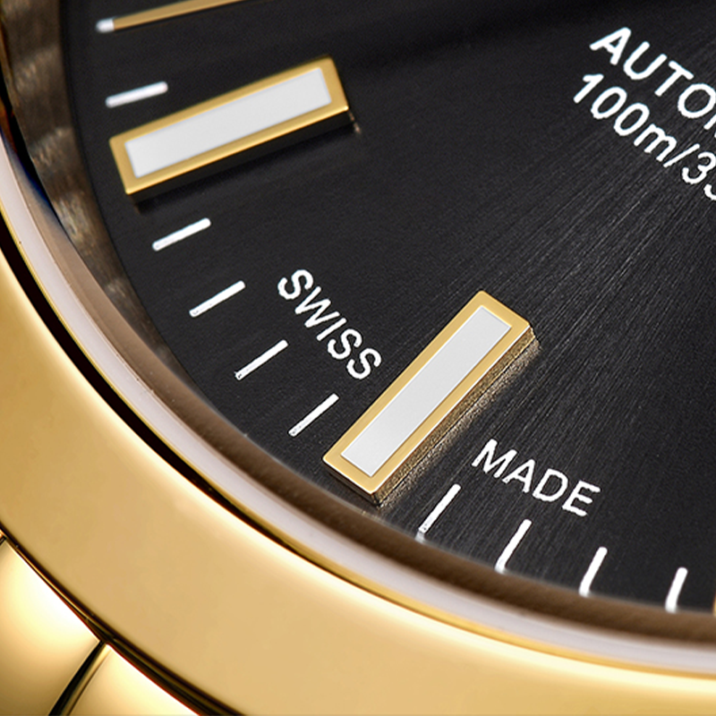 LEVTOI Series｜Ink Black Two-Tone Gold