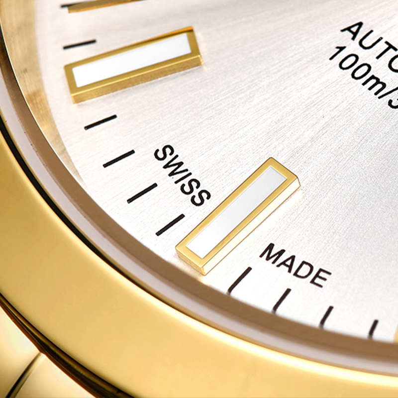 LEVTOI Series｜Snowflake White Two-Tone Gold