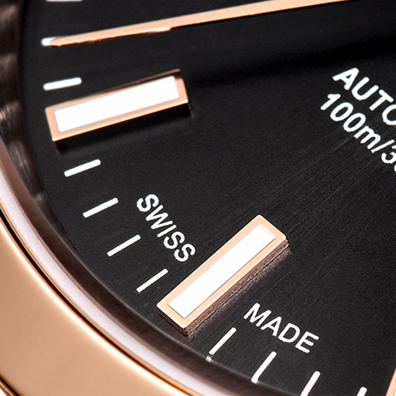 LEVTOI Series｜Ink Black Rose-Gold Tone
