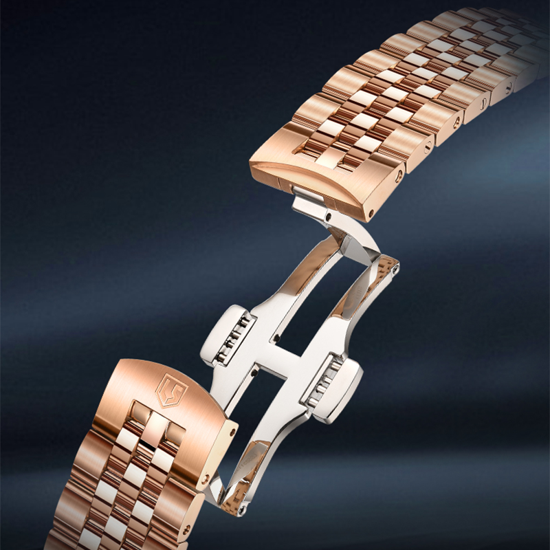 LEVTOI Series｜Peak Blue Rose-Gold Tone