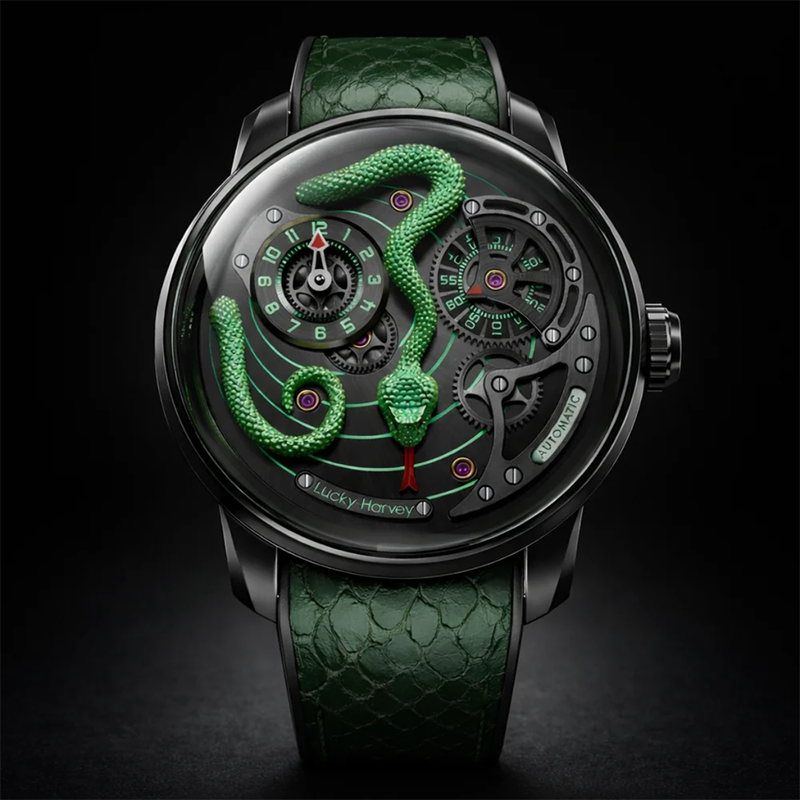 Horology Planet-lucky-harvey-craftsmanship-series-snake-watch