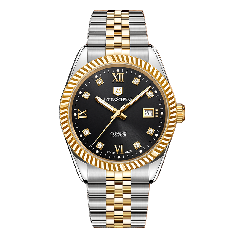45° Le Mirage Series｜Ink Black Two-Tone Gold