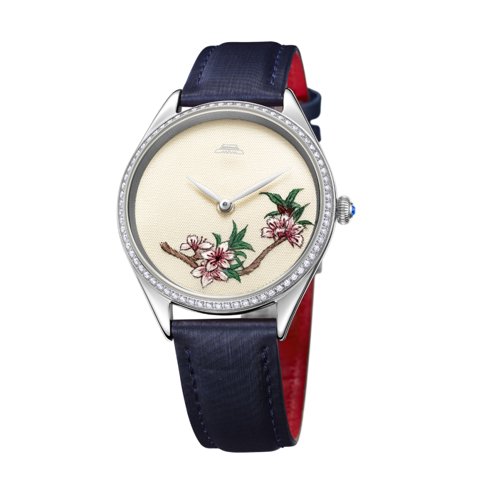 Beijing Suzhou Embroidery Peach Blossom Watch 38mm