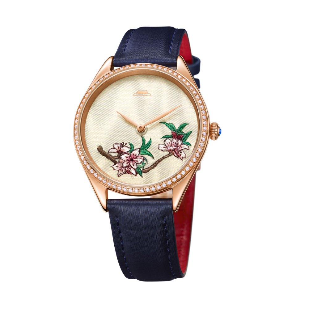 Beijing Suzhou Embroidery Peach Blossom Watch 38mm