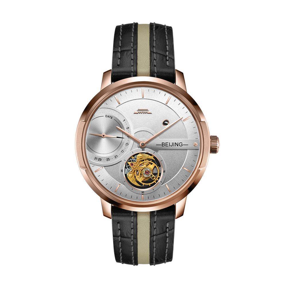 Beijing Mortise and Tenon Structure Tourbillon Watch 44mm