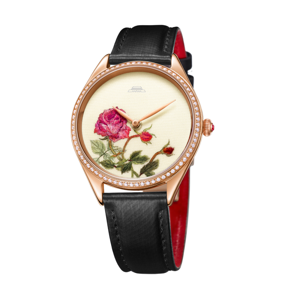 Beijing Suzhou Embroidery Rose Watch 38mm