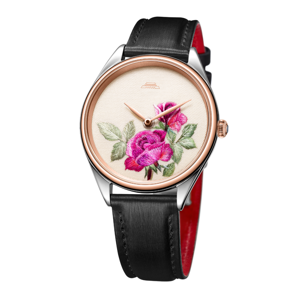 Beijing Suzhou Embroidery Rose Watch 38mm