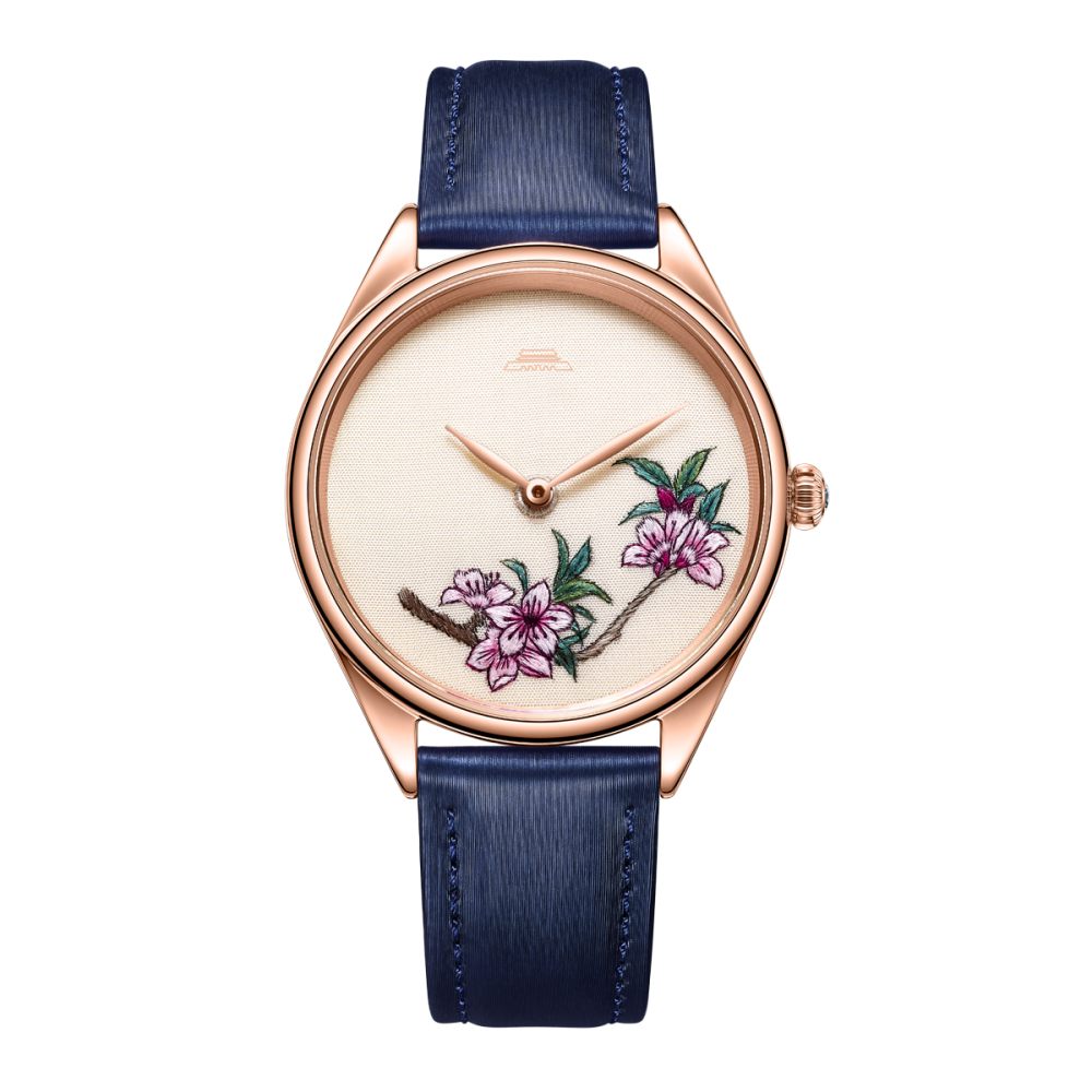 Beijing Suzhou Embroidery Peach Blossom Watch 38mm