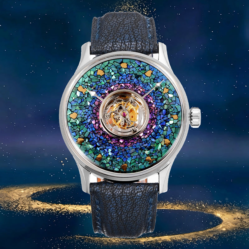 HUASUO Lacquer Whisper Central Tourbillon Titanium Watch