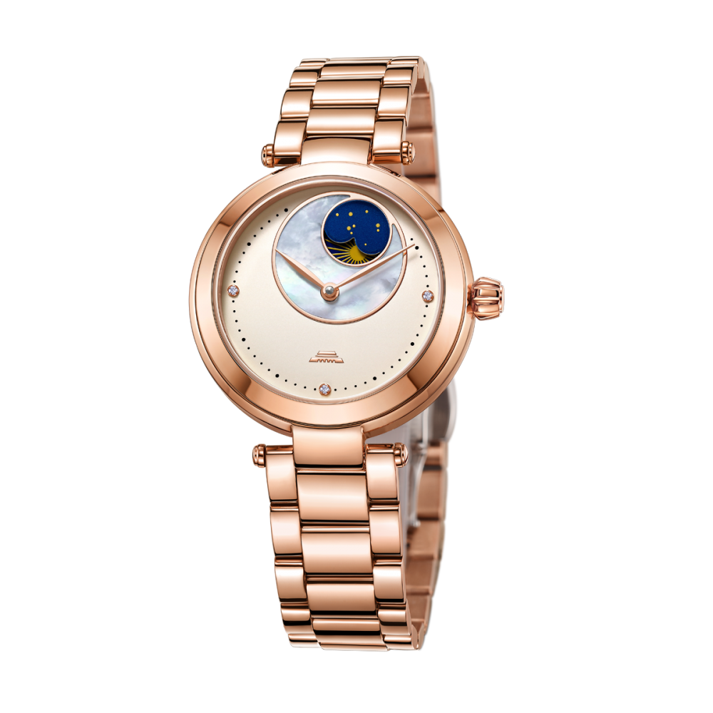 Beijing Sun and Moon Display Automatic Watch 32.5mm