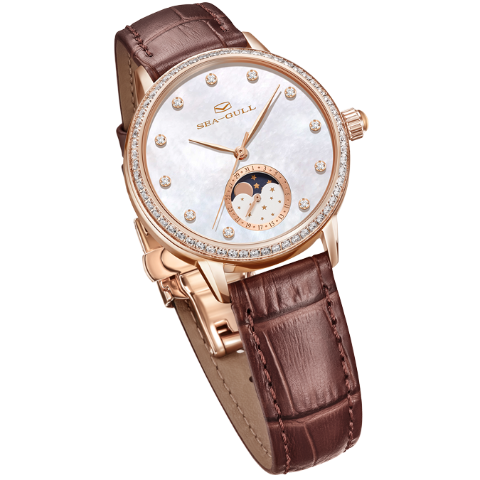 Seagull Watch | Lunar Sonata Moon Phase Watch 34.5mm