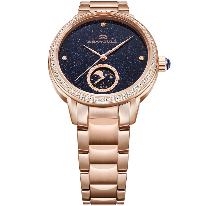 Seagull Watch | Lunar Sonata Moon Phase Watch 34.5mm