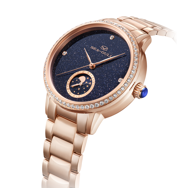 Seagull Watch | Lunar Sonata Moon Phase Watch 34.5mm