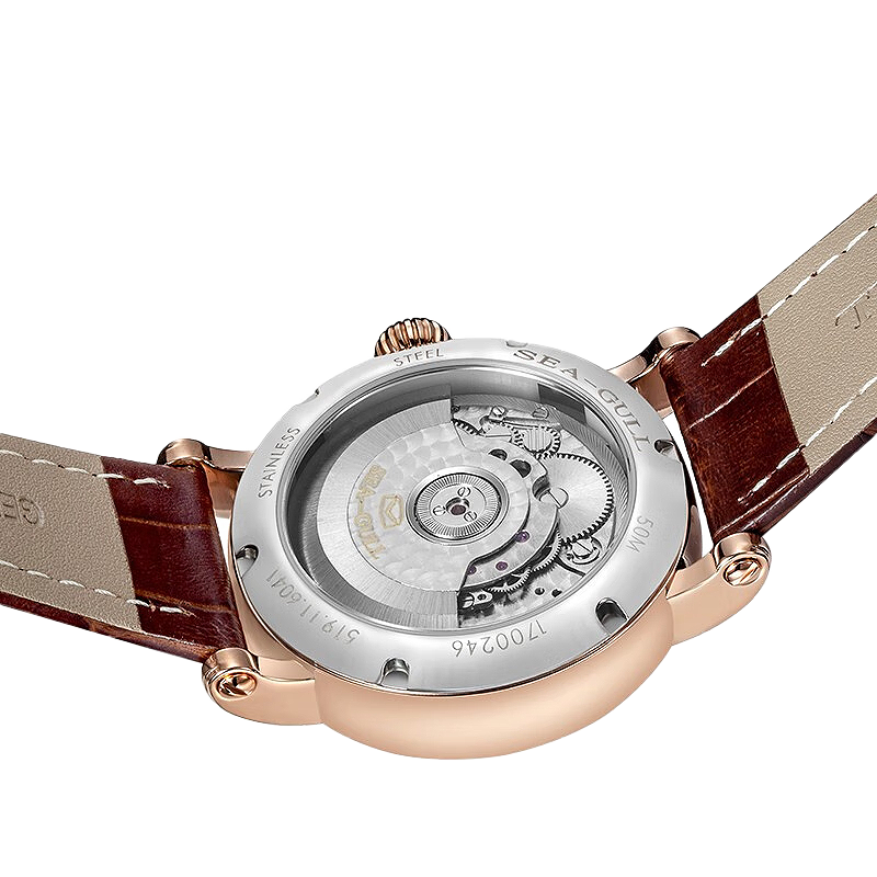 Seagull Watch | Flywheel Mechanical Watch with Dual Time Zone