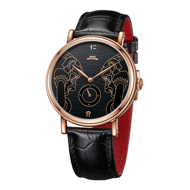 Beijing Menhai Lions 18K Rose Gold Watch 40mm
