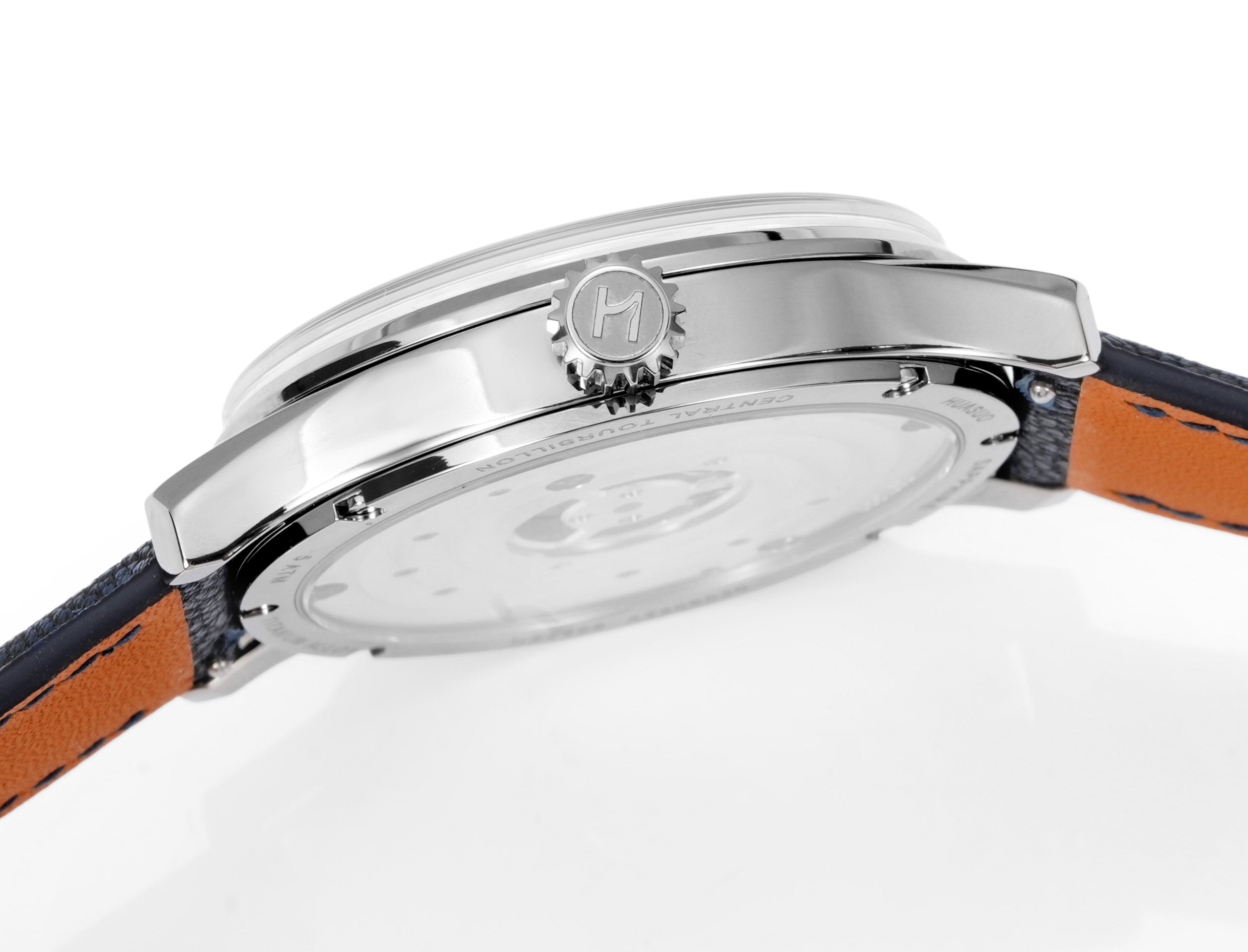 HUASUO Lacquer Whisper Central Tourbillon Titanium Watch