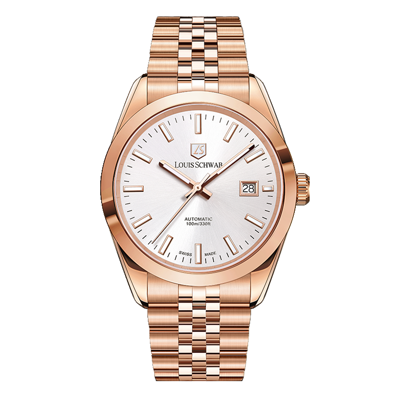 LEVTOI Series｜Snowflake White Rose-Gold Tone