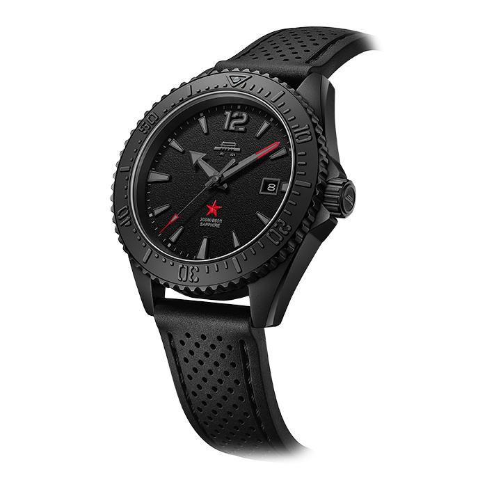 Beijing Dark Black Diver 200M Watch 42mm