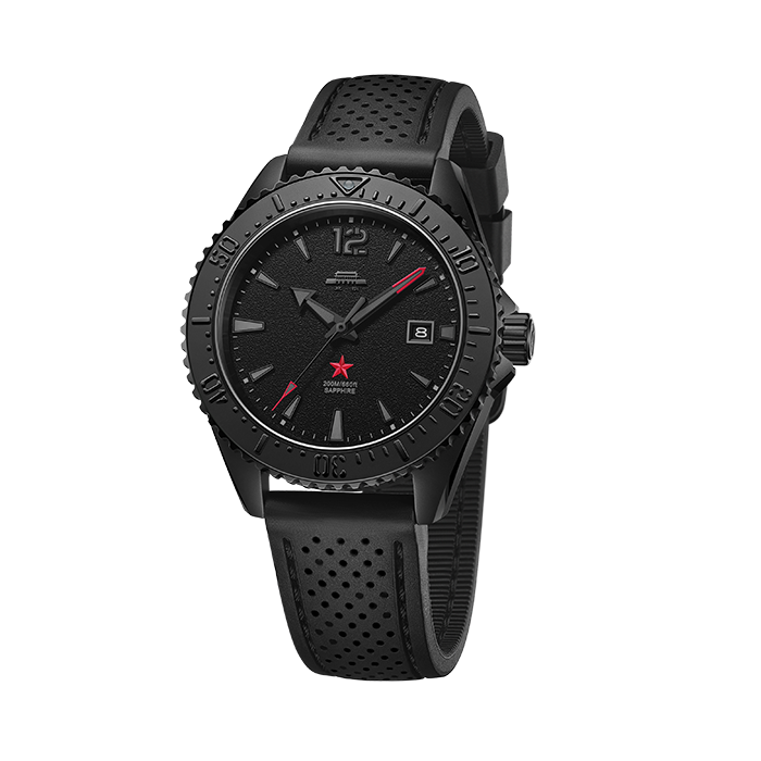 Beijing Dark Black Diver 200M Watch 42mm