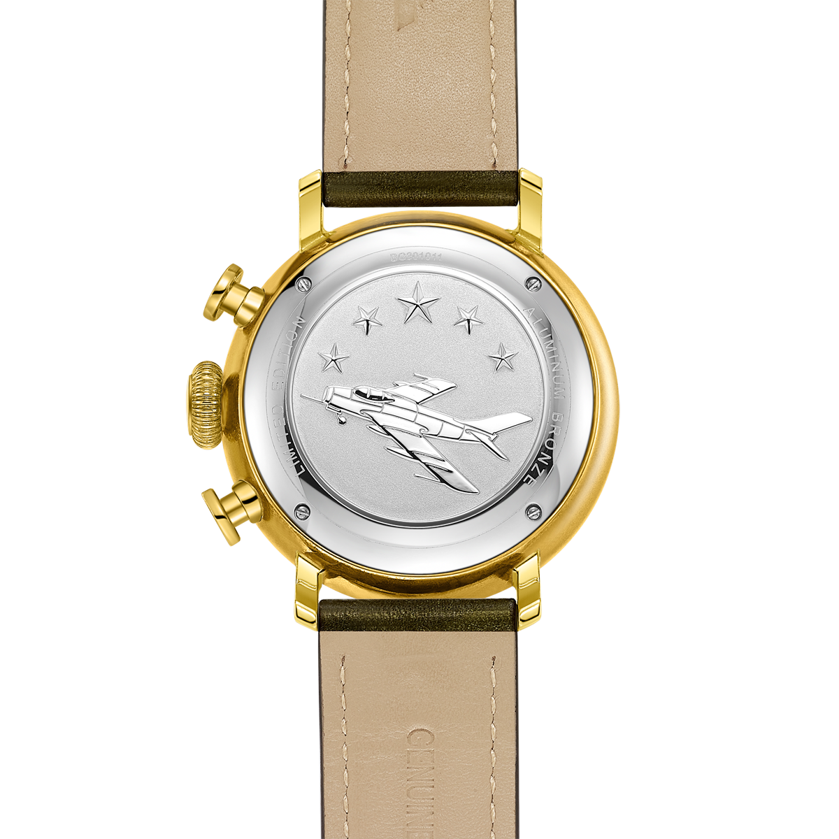 Beijing D301 Bronze Military Chronograph Watch 45mm