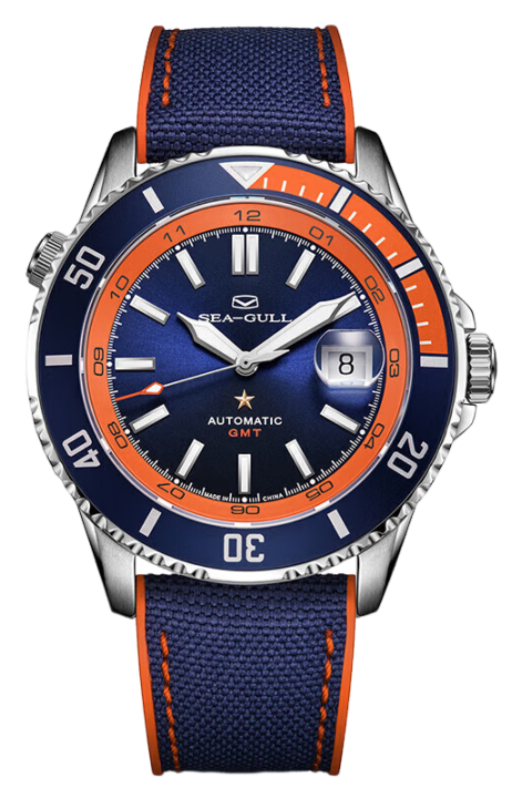 Seagull Ocean GMT Watch 44mm