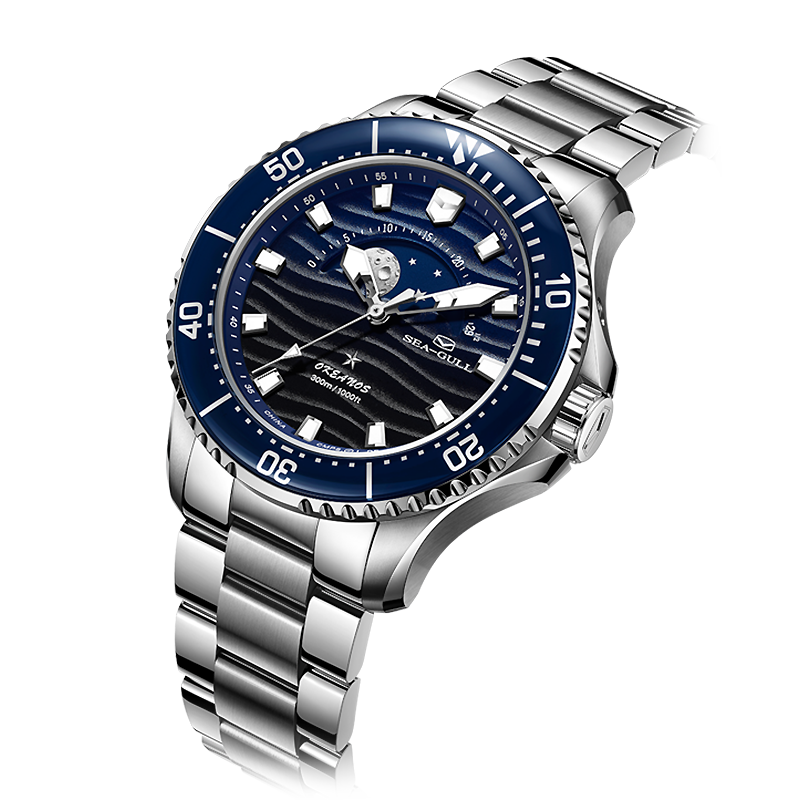 Seagull Okeanos Moon Phase Dive 300M Watch