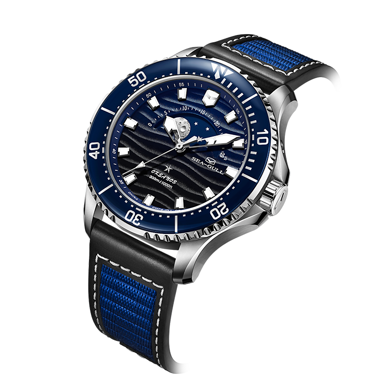 Seagull Okeanos Moon Phase Dive 300M Watch