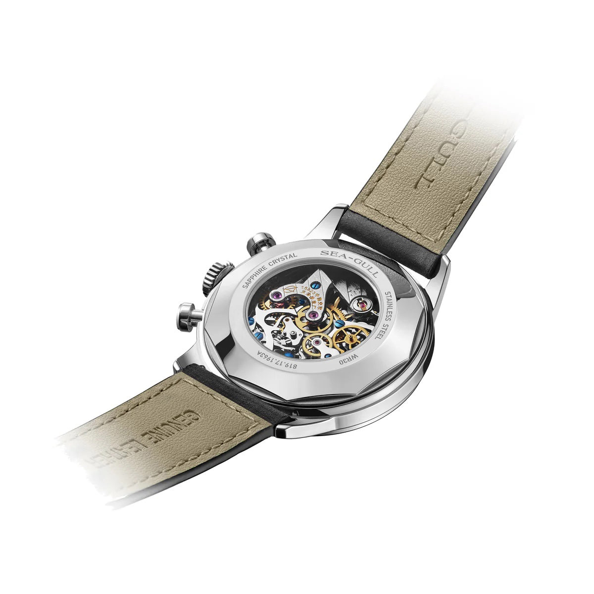 Seagull 1963 Reissue Sapphire Display Case Back Edition 38mm | 70th An